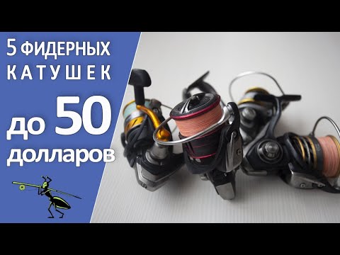 Видео: Топ-5 фидерных катушек до 50 долларов. Какую катушку на фидер купить?