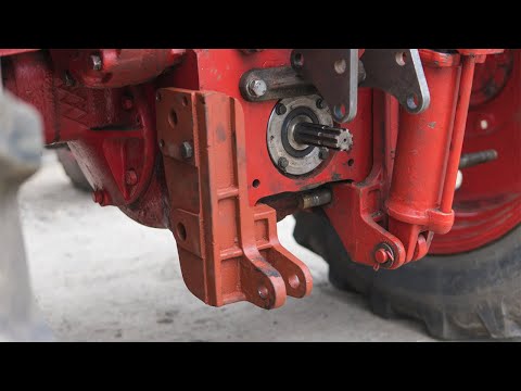 Видео: Левый кронштейн гидроцилиндра навески ЮМЗ. Навеска на два гидроцилиндра. Часть 1