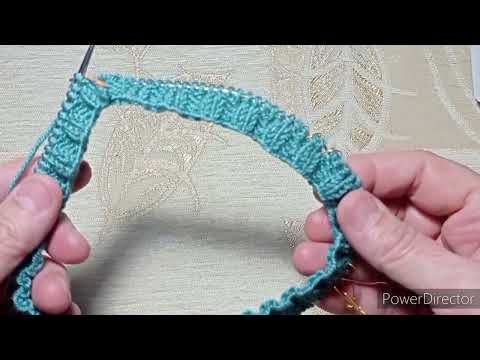 Видео: Реглан сверху. Часть 2 ВЫВЯЗЫВАНИЕ РОСТКА .Попетельный МК для начинающих вязальщиц