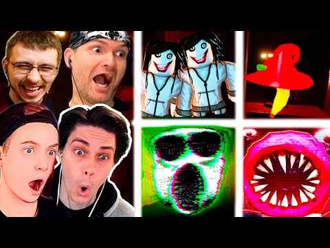 Видео: РОБЛОКС ДВЕРИ - УГАРНЫЕ МОМЕНТЫ С ЮТУБЕРАМИ! - Roblox Doors Super Hard Mod