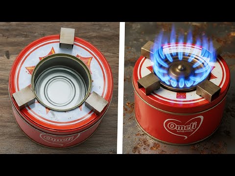 Видео: Нет электричества, нет газа! Самодельный обогреватель 3-в-1 из консервной банки — согрейтесь этой з