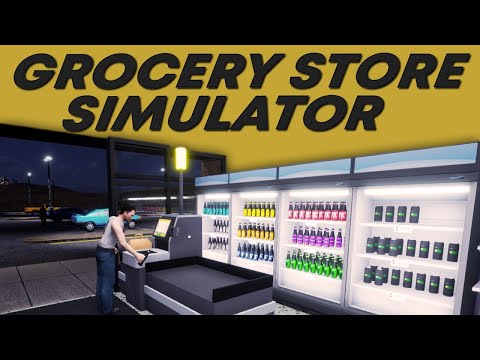 Видео: Играем в симулятор магазина - Grocery Store Simulator