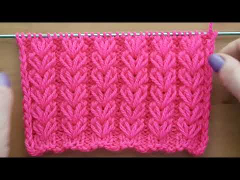 Видео: Отличный узор спицами для шапочки, свитера, жилета.