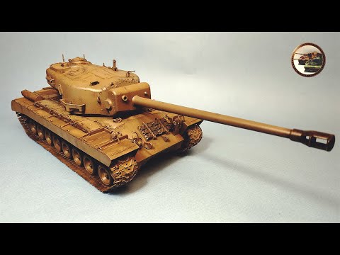 Видео: Сделал ТОПОВЫЙ американский Танк Т29. Модель Тяжёлого Танка в 1/35 от HobbyBoss