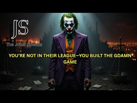 Видео: ТЫ НЕ В ИХ ЛИГЕ — ТЫ САМ ПОСТРОИЛ ЭТУ ЧЁРТУЮ ИГРУ — Речь Джокера (мощная)