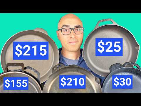 Видео: Лучшая чугунная сковорода? Я тестировал Lodge, Smithey, Field, Stargazer и Calphalon.