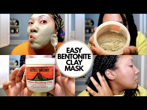 Видео: КАК Я ДЕЛАЮ МАСКУ ДЛЯ ЛИЦА ИЗ БЕНТОНИТОВОЙ ГЛИНЫ