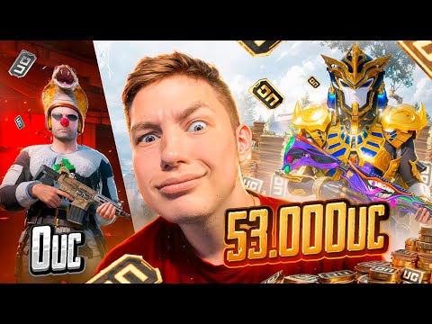 Видео: 53 000 UC 🔥 ИСПОЛНИЛ МЕЧТУ ПОДПИСЧИКА, ИДЕАЛЬНАЯ ПРОКАЧКА АКАУНТА В PUBG Mobile - С ВЕБКОЙ | РЕАКЦИЯ
