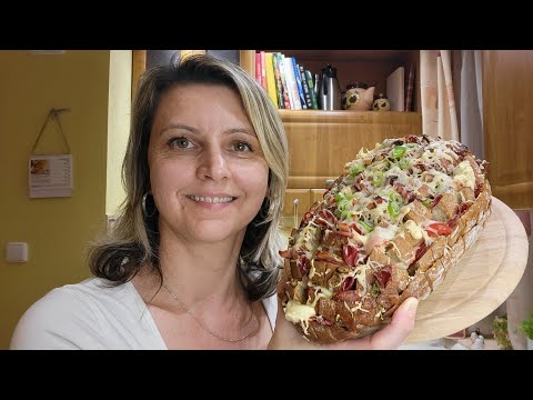 Видео: Печёный хлеб - быстрый ужин, угощение... / @Jana C.