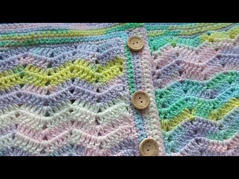 Видео: Простая красивая юбка рисунком зигзаг