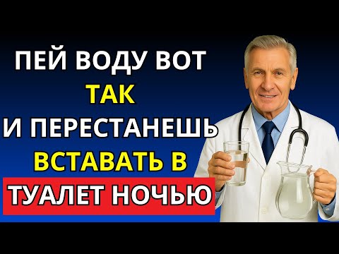 Видео: Врач раскрывает СЕКРЕТ, как не вставать ночью в туалет