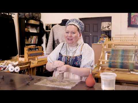 Видео: Наталья Кузьмина. Валяние из шерсти // Школа молодых ремесленников