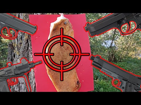 Видео: Выстрелим в САЛО из пневматических и страйкбольных пистолетов))