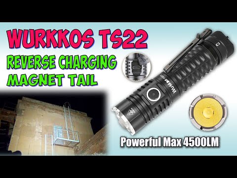 Видео: Wurkkos TS22 XHP70.2 ♦ Обзор, замеры, ночные тесты. Review, night tests.