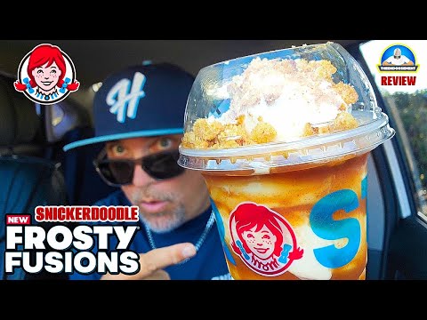 Видео: Обзор печенья Wendy's® Snickerdoodle Cookie Frosty! 🍪🍦 | Лучший вкус на свете? | theendorsement