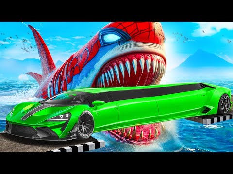 Видео: СМОЖЕТ ЛИ ЛАМБА ПРОЕХАТЬ МЕГАЛОДОНА В ГТА 5 ? - ЭКСПЕРИМЕНТ В GTA 5
