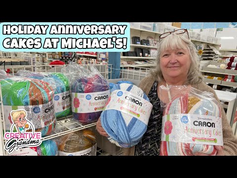 Видео: Новые лимитированные юбилейные торты от Michael's! Что ещё новенького? #michaels #yarnspirations
