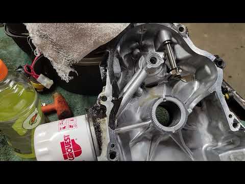 Видео: Briggs Vtwin, обычная утечка масла