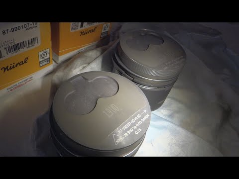 Видео: Поршнекомплект NURAL 87990107-10 AUDI/VW | Обзор новых поршней | Капиталка двигателя AAZ 1.9 TD ч10