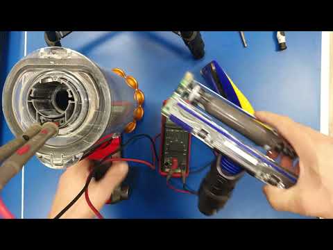 Видео: Пылесос Dyson v15s, ремонт, не вращается валик насадки Fluffy Optic