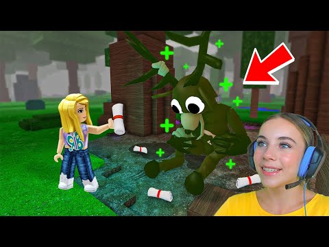 Видео: СПАСЛА ОЛЕНЯ В 99 НОЧЕЙ в ROBLOX!