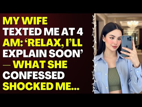 Видео: Жена написала мне в 4 утра: «Расслабься, я скоро объясню» — то, что она призналась, меня шокирова...