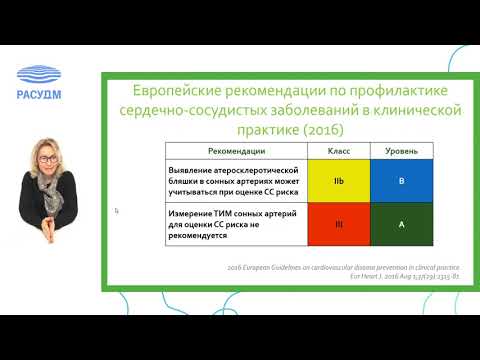 Видео: Доклинический атеросклероз: значение в жизни пациента и новые подходы в ультразвуковой диагностике