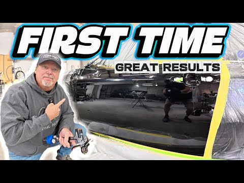 Видео: Вы можете покрасить машину как профессионал. (ПЕРВЫЙ раз, когда вы нажмете на курок!)