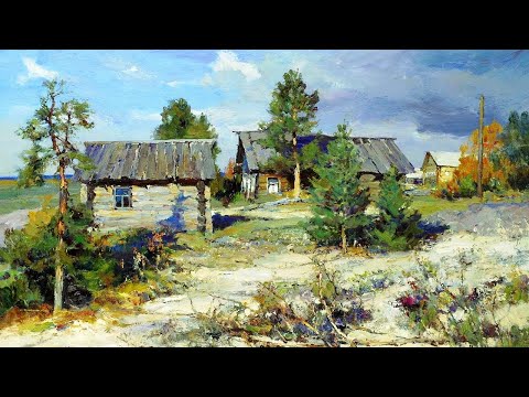 Видео: Суровая и волшебная природа русского Севера на полотнах художника Юрия Васендина.