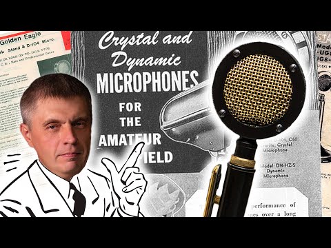 Видео: Микрофон Astatic D104 в продаже с 1933 года. Американский радиолюбительский микрофон.