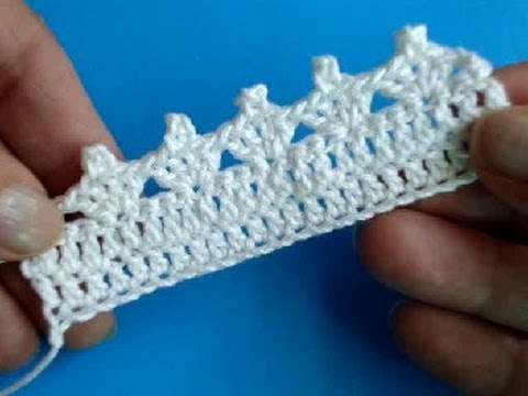 Видео: Вязание каймы крючком - Урок 260 - Crochet border