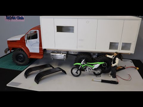 Видео: RC Урал Next 6x6 1/10. Rc АВТОДОМ УРАЛ НЕКСТ