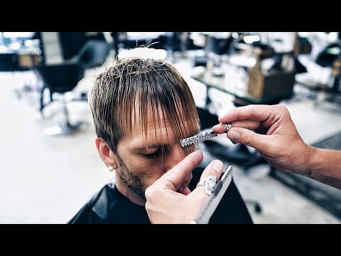 Видео: МУЖСКАЯ СТРИЖКА, ЧИПОЛЛИНО - техника стрижки - НИКИТОЧКИН