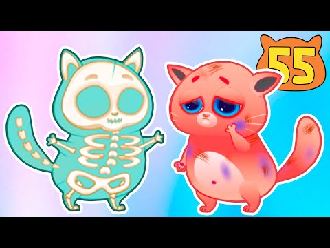 Видео: Суровый КОТИК БУБУ №55. У Хвостика перелом. Мультик ИГРА про котят на канале Хвостик ТВ