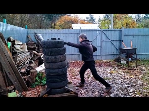 Видео: Круговая тренировка. Кач и серии ударов руками. День 54.