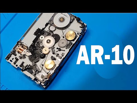 Видео: Разбор нюансов проблемного механизма AR-10 - кассетные плееры Panasonic RQ-SX-52 и RQ-SX45. Часть 3
