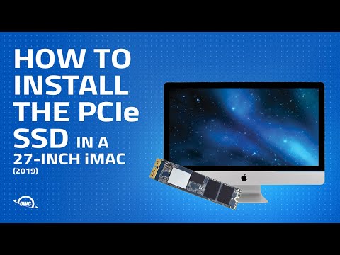 Видео: Как установить/обновить PCIe SSD в 27-дюймовом iMac (2019) iMac19,1