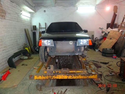 Видео: ВАЗ 21099. вытяжка морды.