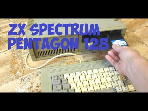 Видео: ZX SPECTRUM - PENTAGON 128. Ретро компьютер. Нашёл в кладовке.