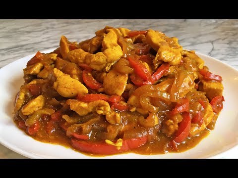 Видео: Курица По-Тайски / Thai Chicken Recipe / Курица с Овощами / Тайский Рецепт (Вкусно и Быстро)