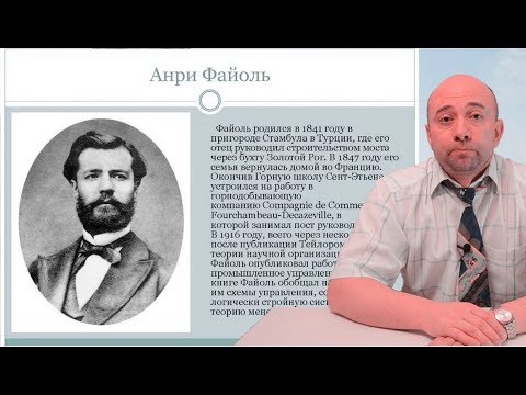 Видео: 13. Анри Файоль