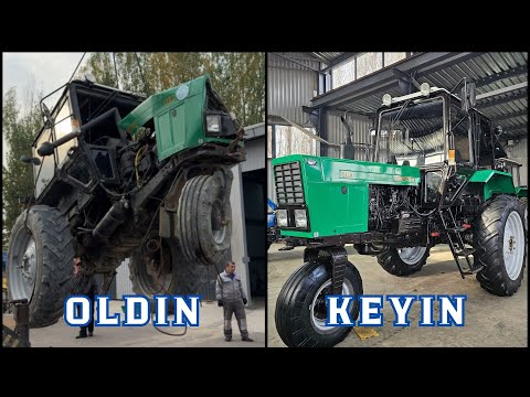 Видео: МТЗ 80 Х ТРАКТОРИНИ ТА'МИРДАН ЧИКАРИБ БЕРДИК!!! +99897 778 09 24