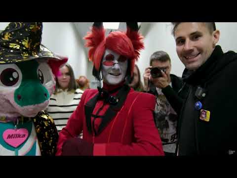 Видео: Аластор и Дракон Милка на Nightmare Pony Night.