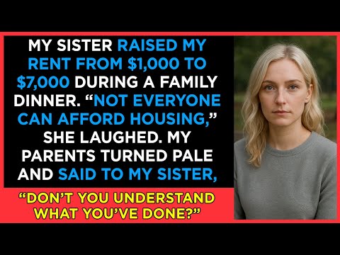 Видео: Моя сестра подняла мою арендную плату с 1000 до 7000 долларов во время семейного ужина. «Не все м...