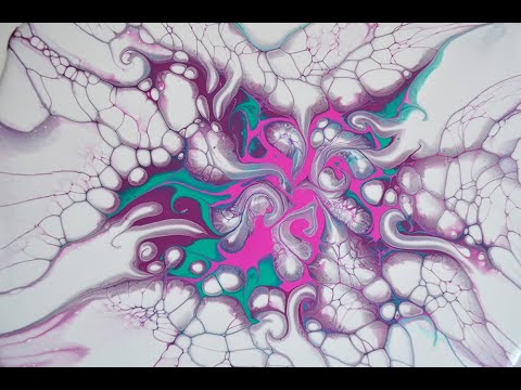 Видео: Как сделать Bloom technique без активатора/ Акриловая заливка для начинающих.