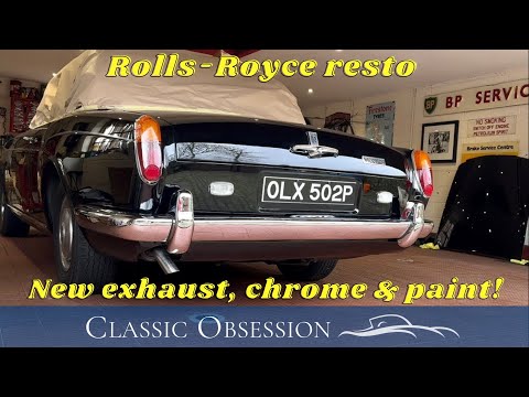 Видео: Подготовка Rolls-Royce Corniche | Новая выхлопная система, хром и краска | Classic Obsession | Эп...