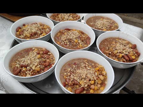 Видео: Настоящее зимнее и сытное блюдо из злаковых и бобовых!!! Гитl - лезгинская кухня.