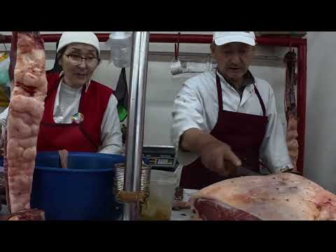 Видео: За мясом на рынок Турксиб