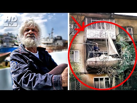 Видео: Русский Пенсионер Построил Яхту на Балконе и Совершил Два Кругосветных Плавания. Евгений Гвоздев