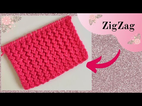Видео: ЛЕГКИЙ ЗИГЗАГ ДЛЯ ВЯЗАНИЯ